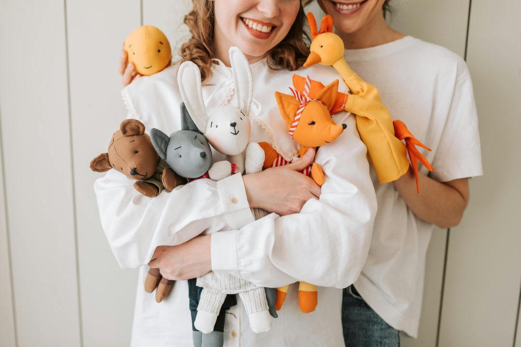 Dry cleaning stuffed toys